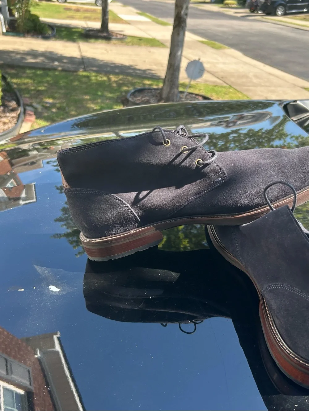 Johnston & Murphy stylish navy